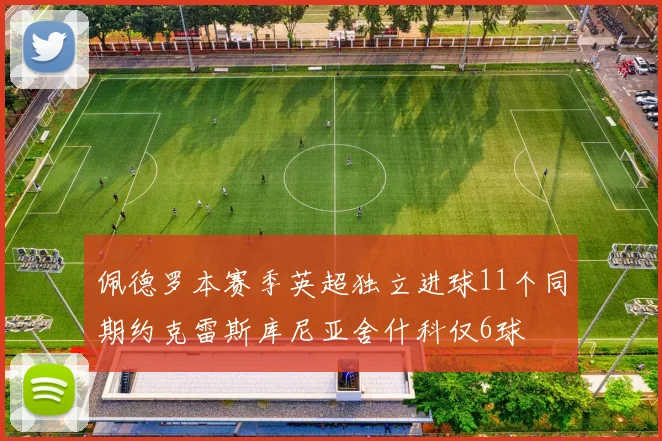 佩德罗本赛季英超独立进球11个同期约克雷斯库尼亚舍什科仅6球